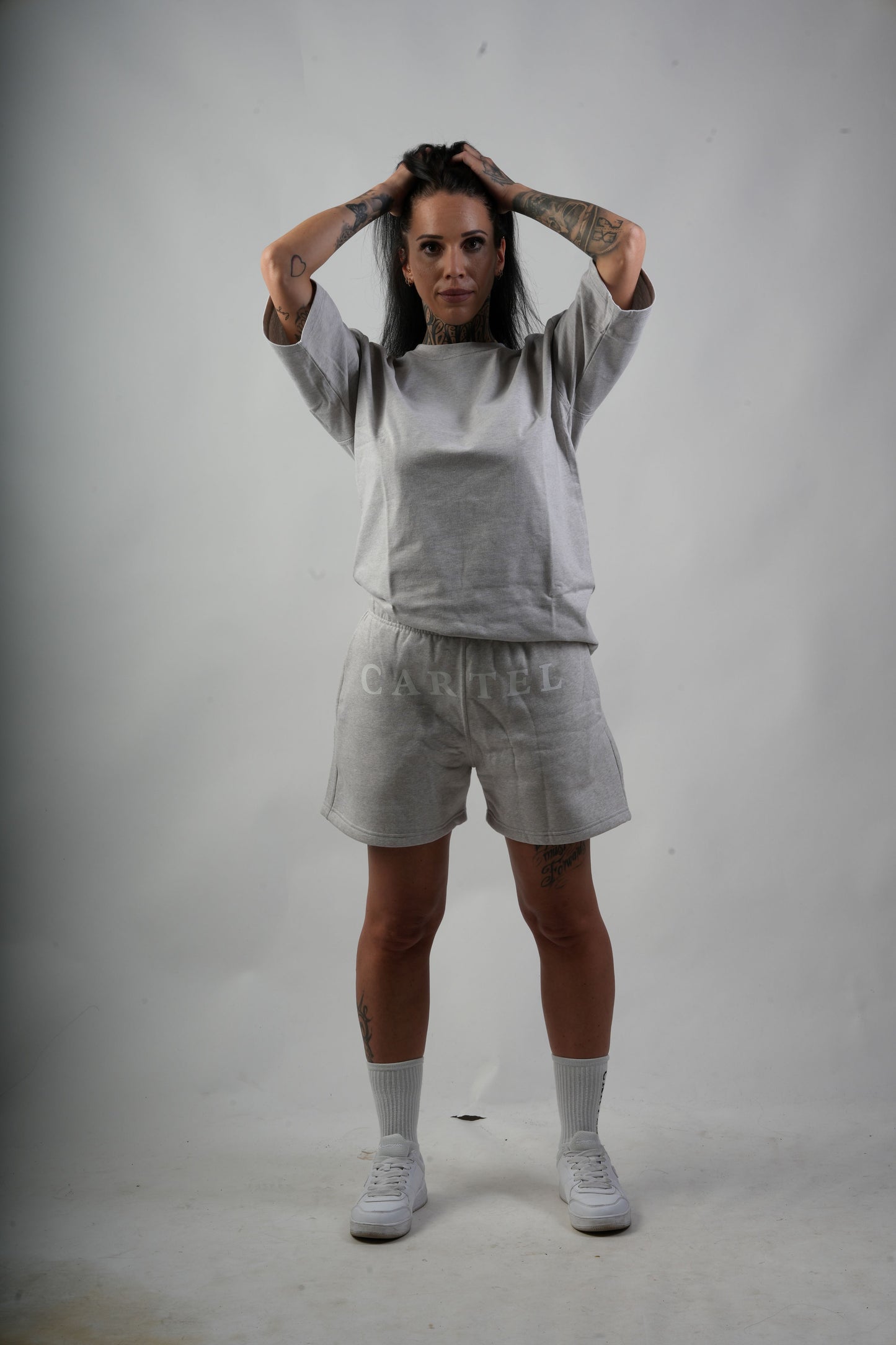 OVERSIZE SHIRT BACKPRINT GREY