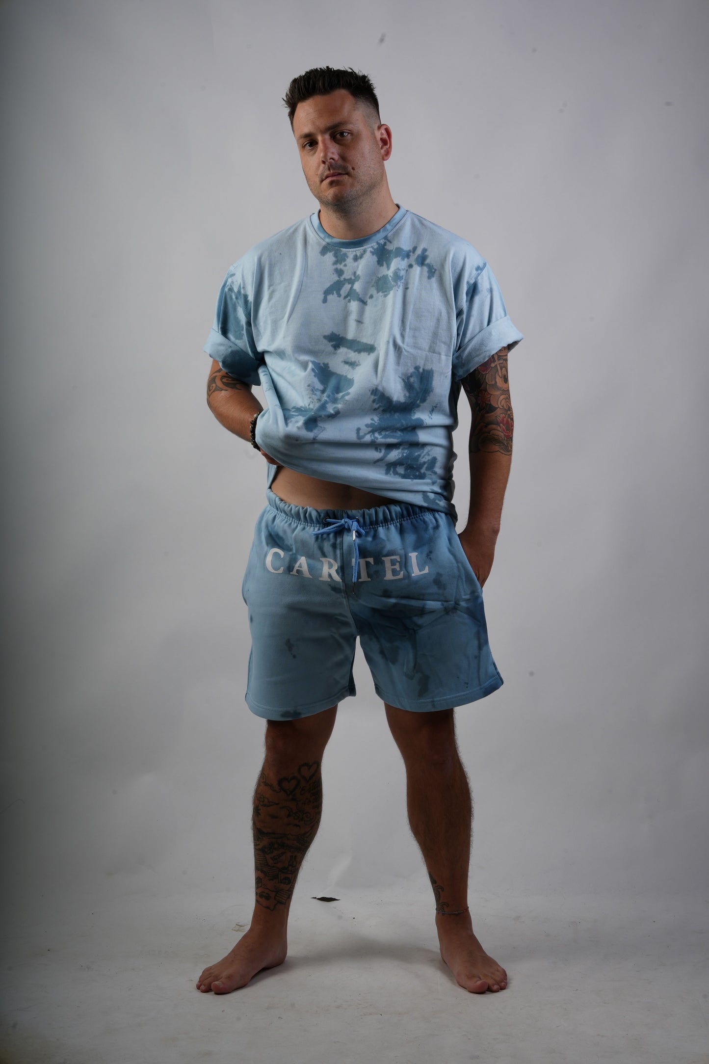 OVERSIZE SHIRT BACKPRINT BLUE