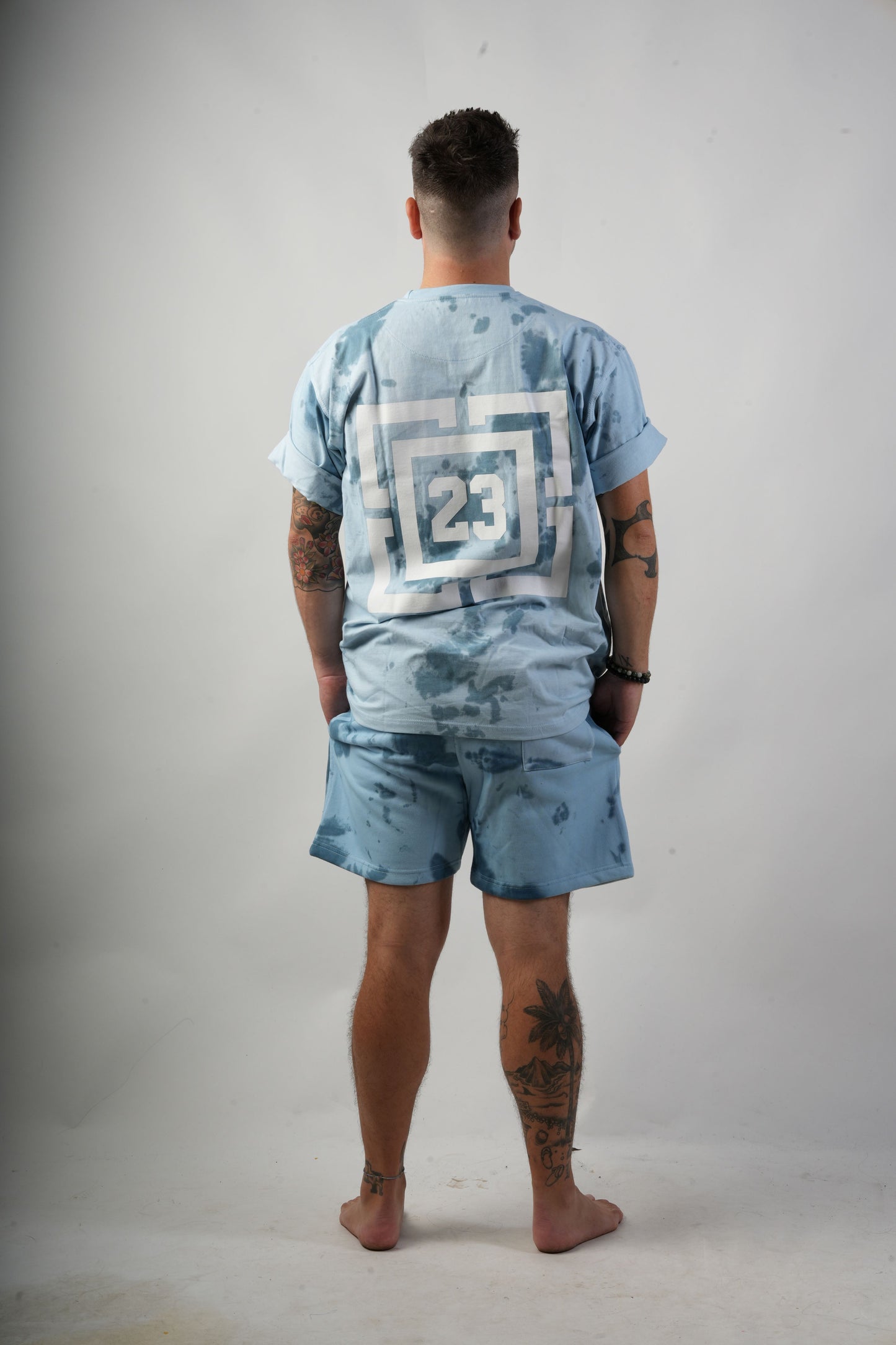 OVERSIZE SHIRT BACKPRINT BLUE