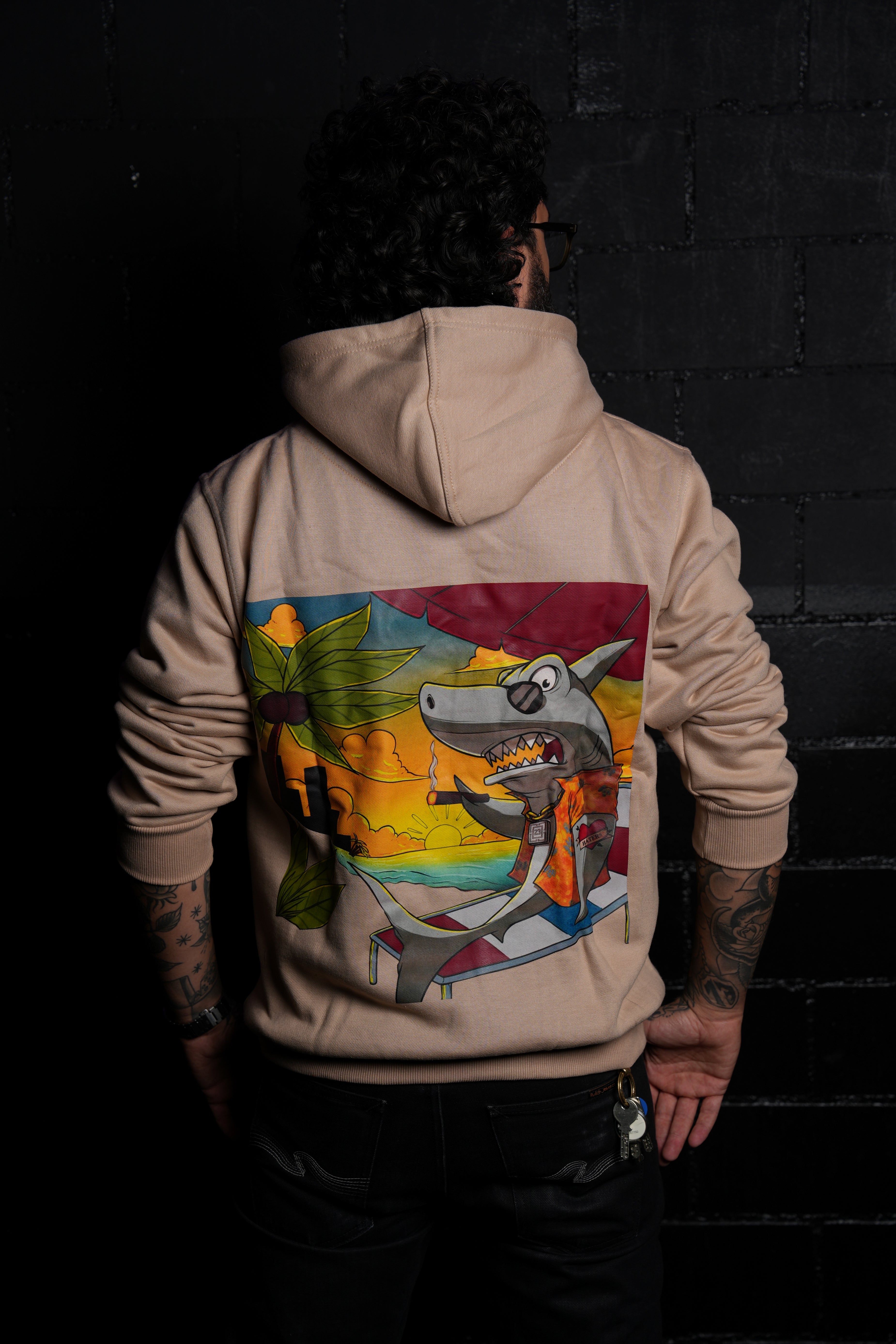 HOODIE "MENTALLY AT THE BEACH"